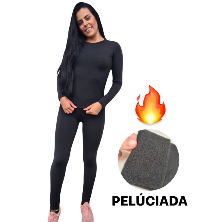 Conjunto Térmico Pelúciado Calça/Blusa Segunda 