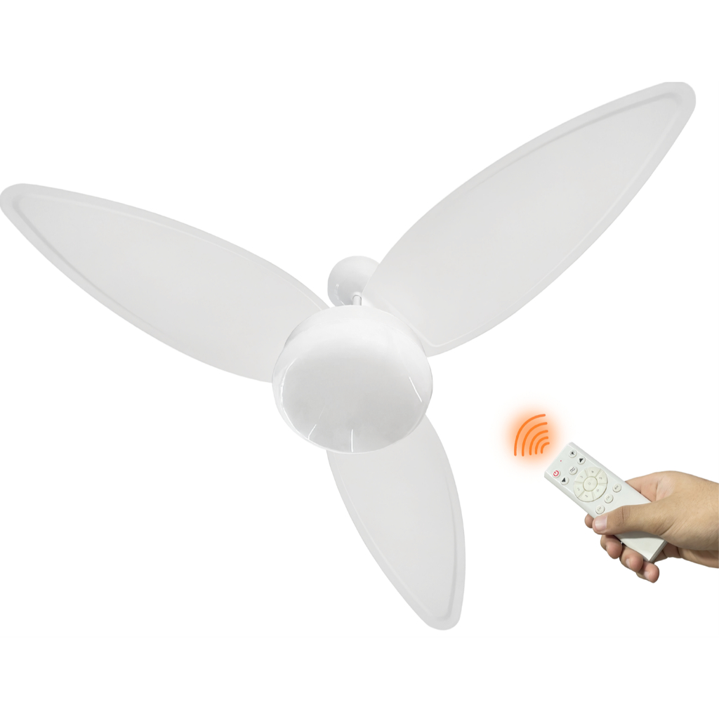 Ventilador de teto ventisol com controle Ponente Zonda Inverter Bivolt Silencioso 6 Velocidades