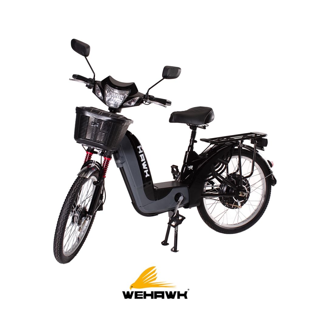 Bicicleta Scooter Elétrica 500W Pedal Assistido 32km/h WeHawk EB 500W