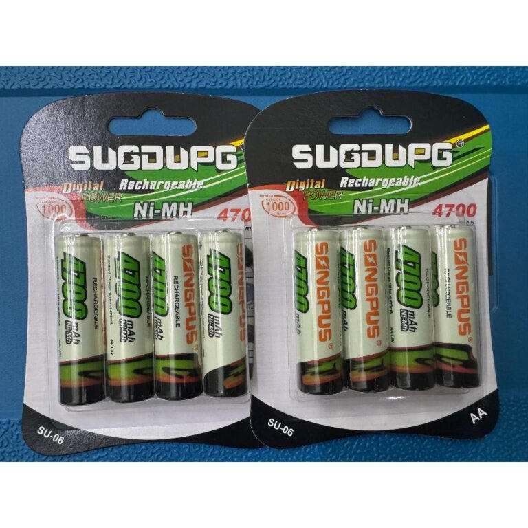 KIT 2 Pacotes c/4 Pilhas Cada AA 4700mAh ou AAA Re