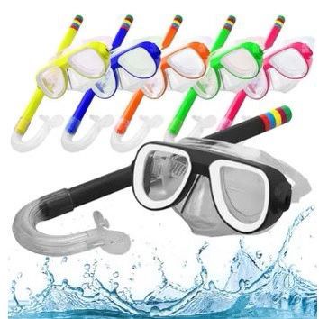 Kit Mergulho Máscara E Snorkel Infantil Praia E P