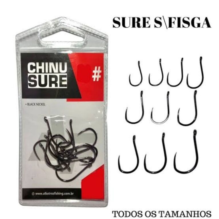 ANZOL SEM FARPAS ALBATROZ CHINU SURE BLACK