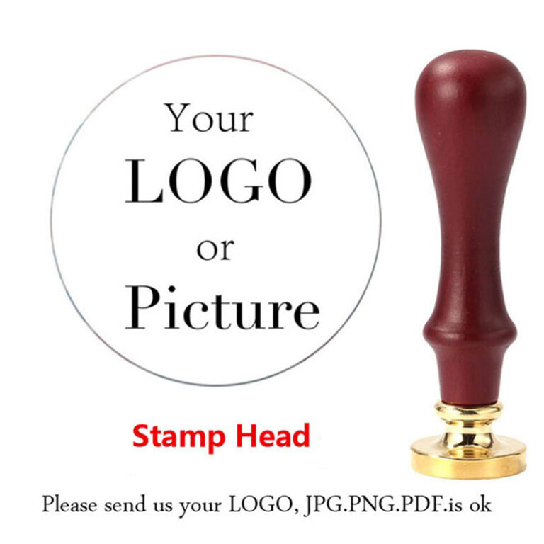 Logo Personalizar selagem cera carimbos própria p