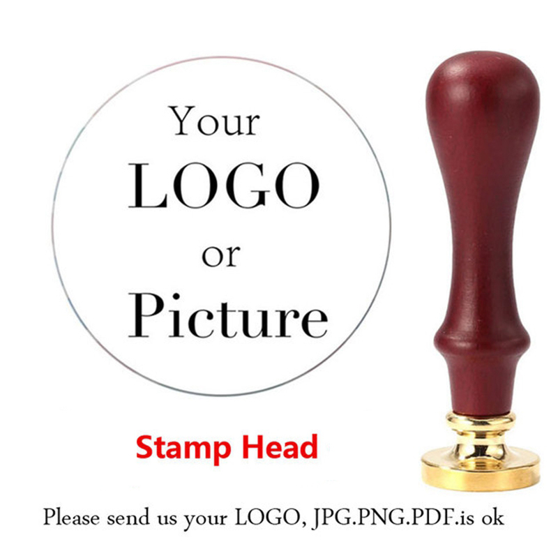 Logo Personalizar selagem cera carimbos própria personalidade Logo personalizado feito único sinete