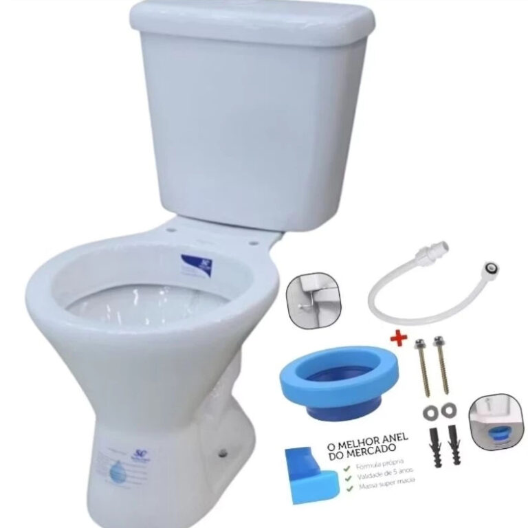 Kit Vaso Bacia Com Caixa Acoplada Branca Araxá Co