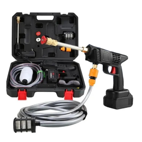 Lavadora de Alta Pressão Portátil Recarregável 