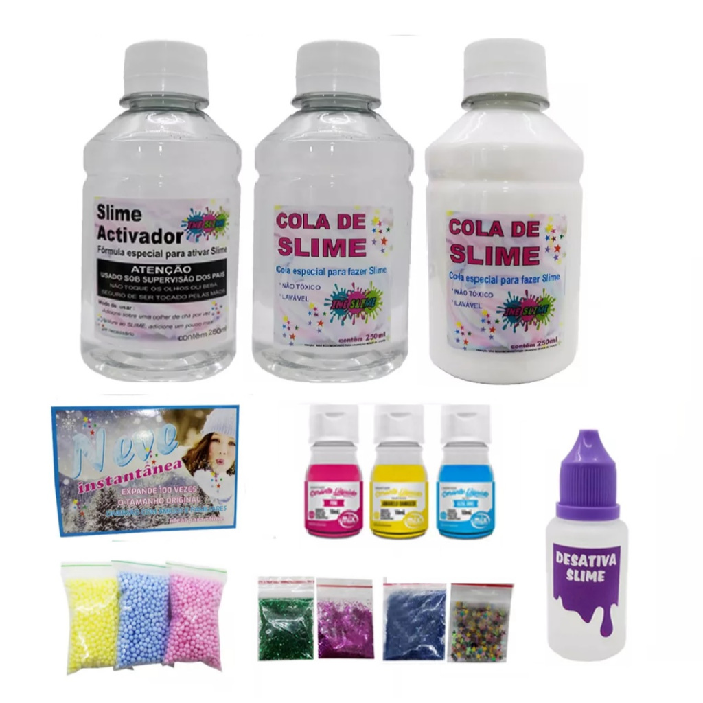 Kit De Fazer Slime Premium Ine Slime