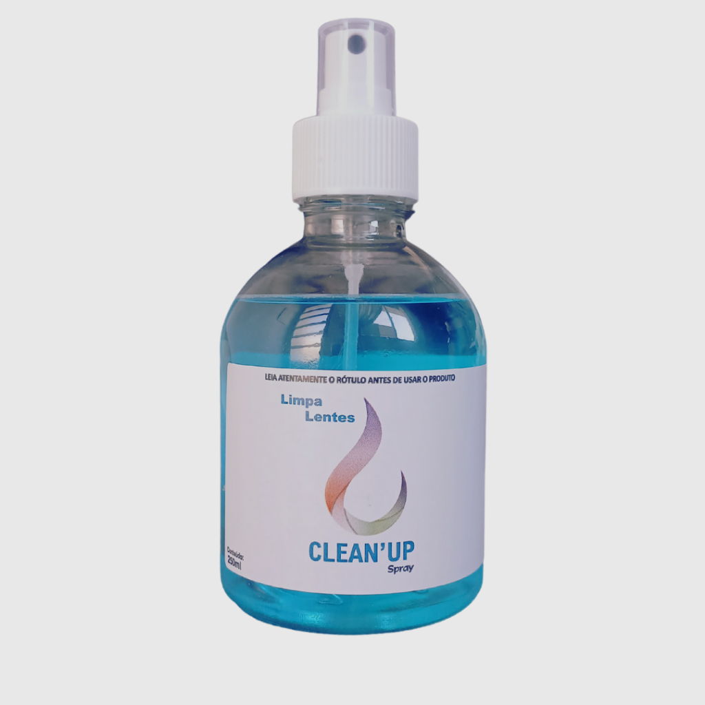 Limpa Lentes CleanUp 250ml Para Óculos Celular Computador Tablet