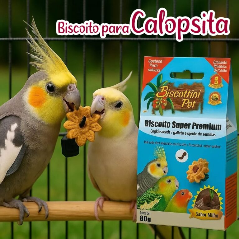 Biscoito Biscottini Super Premium Para Calopsitas 
