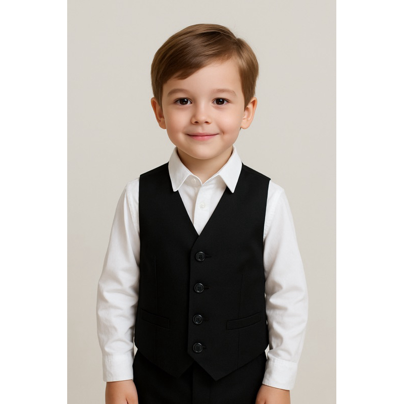 Colete Preto Infantil