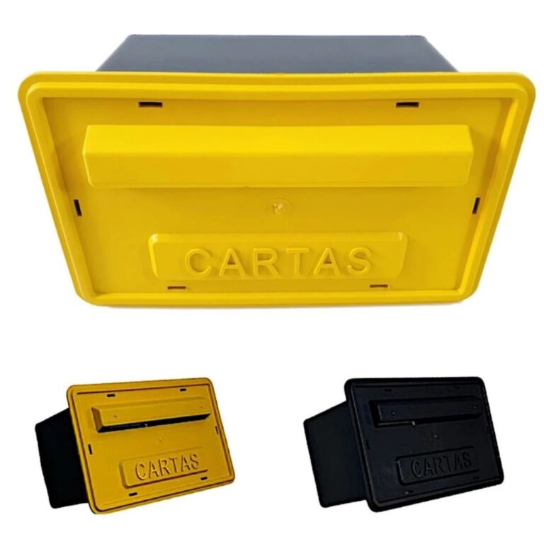 Caixa de Correio PVC Cartas e Documentos Grade Por