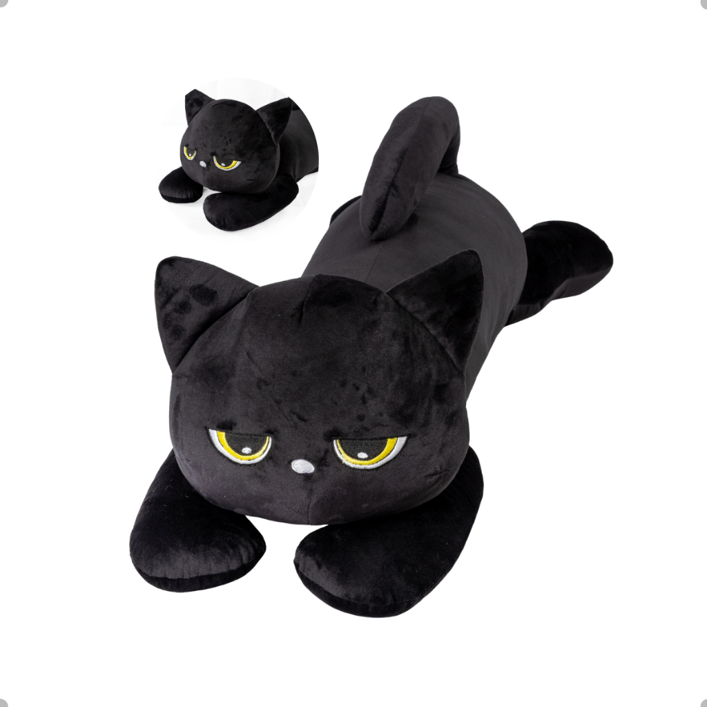 Xuxão Gato 1m Almofada Pelucia Apoio Gigante Super Macia C/zíper Exclusivo