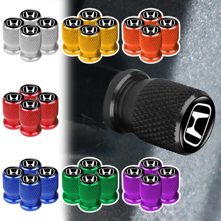 4pcs Tampa Roscada Para Pneus De Carro Com Estilo 