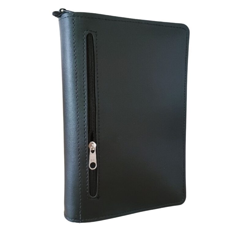 Capa para Bíblia Lisa Sem Escrita Média com Zíp