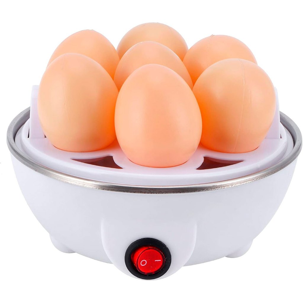 Cozedor Aquecedor Portátil para até 7 Ovos Elétrico 220V Prático Cozinha