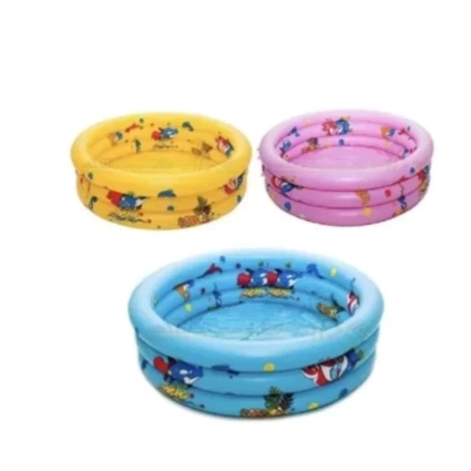 Piscina Infantil Inflável  3 Gomos Redonda Crian�