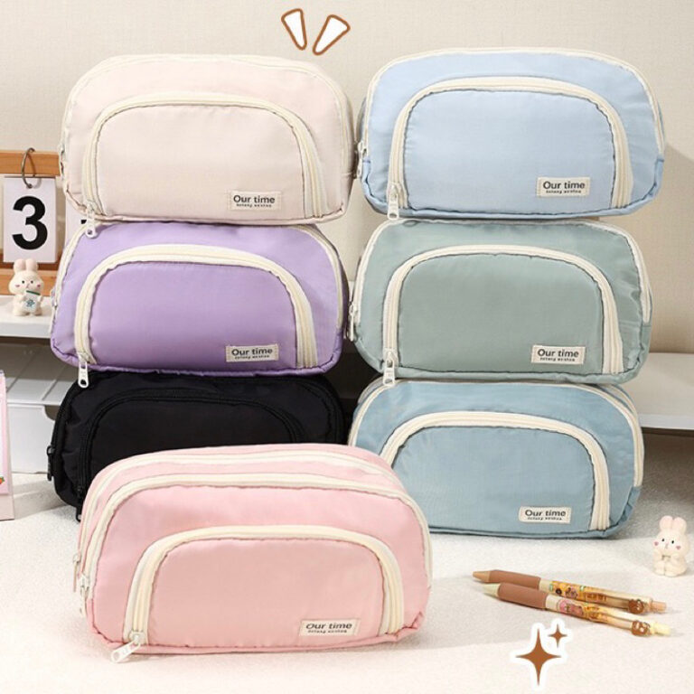 Estojo De Lápis De Papelaria Armazenamento Portá