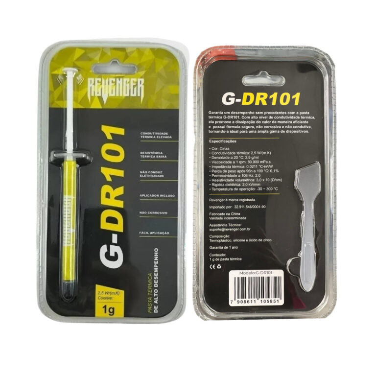 Pasta Térmica Prata Alta Performance  1g Original