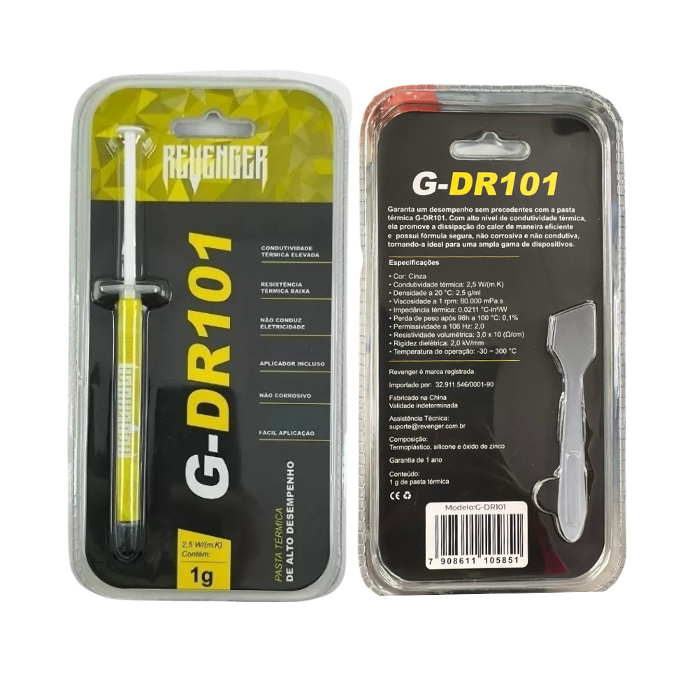 Pasta Térmica Prata Alta Performance  1g Original Processador CPU Placa Vídeo PS4 PS5 XBOX PC