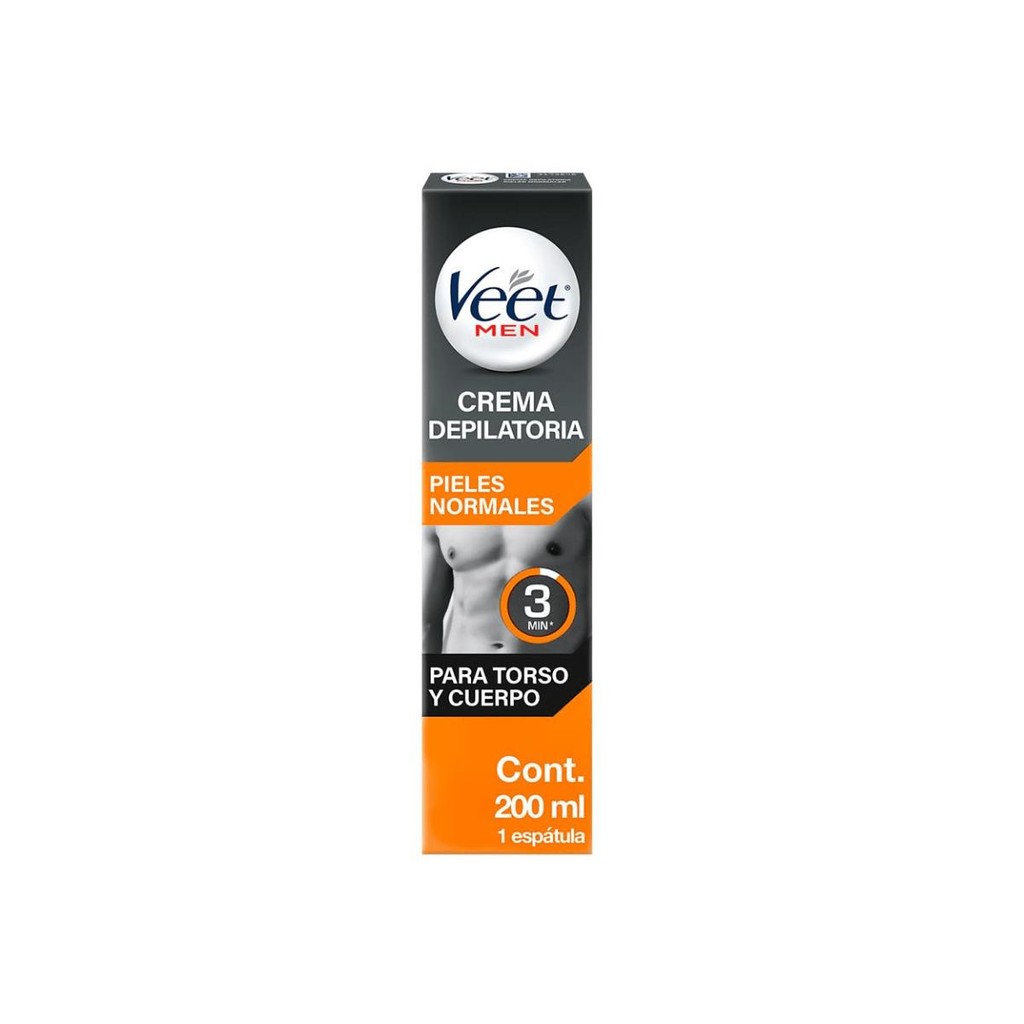 Creme Depilatorio 200ml Peito corpo Veet For Men