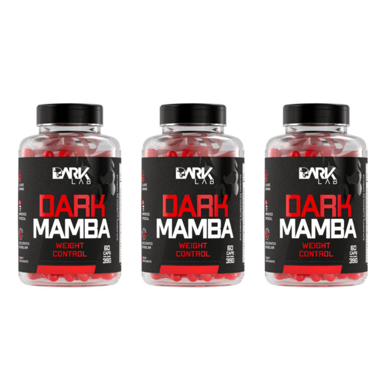 Kit 3xTermogenico Dark Mamba 60 Capsulas – D