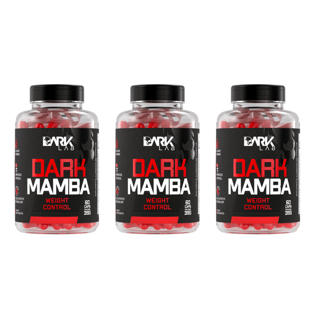 Kit 3xTermogenico Dark Mamba 60 Capsulas – Dark Lab