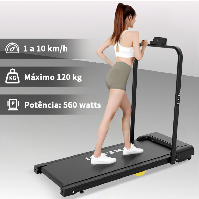 HEROI Esteira Elétrica Dobrável(127/220 V), Equi