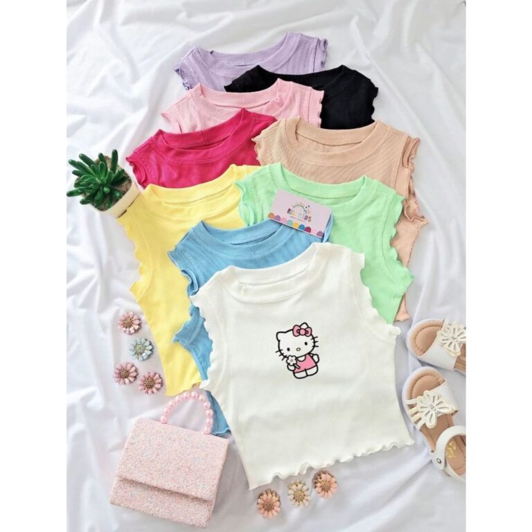 Regata Infantil Mini Hello Kitty Menina fofo Fru F