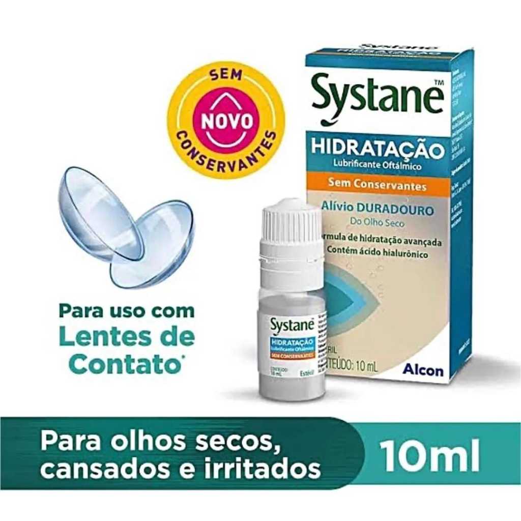 LUBRIFICANTE OFTALMICO SYSTANE HIDRATAÇAO SEM CONSERVANTES