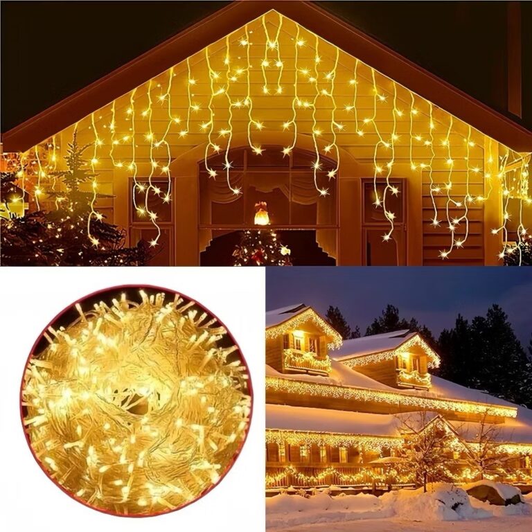 Cascata 100 Lâmpadas Led Com 8 funções e 2.5M X