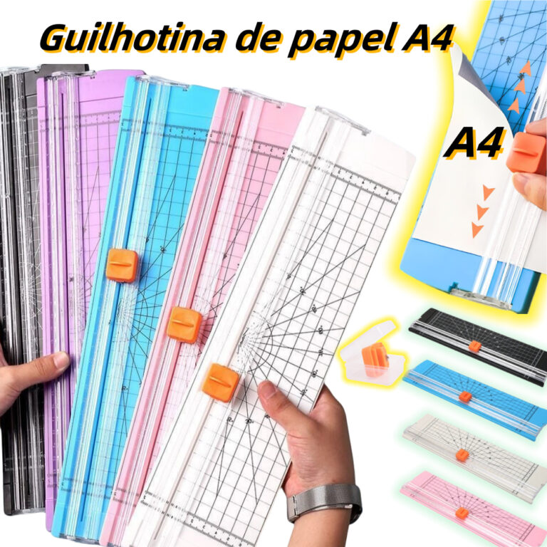Guilhotina Portátil de Papel A4 para Cortador Pro