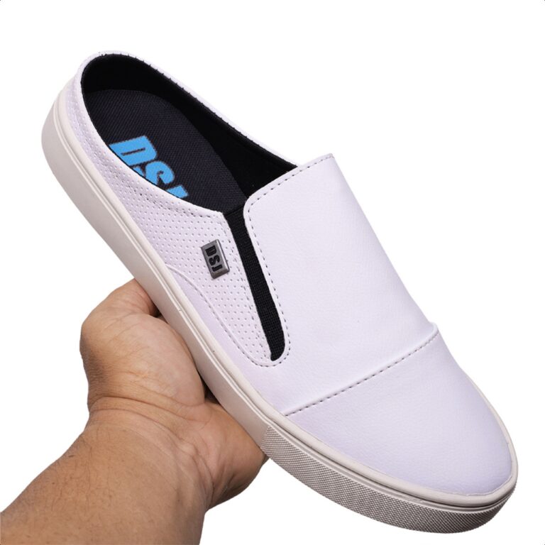 Mule Masculino Slip On Sapato Casual Tênis Leve e