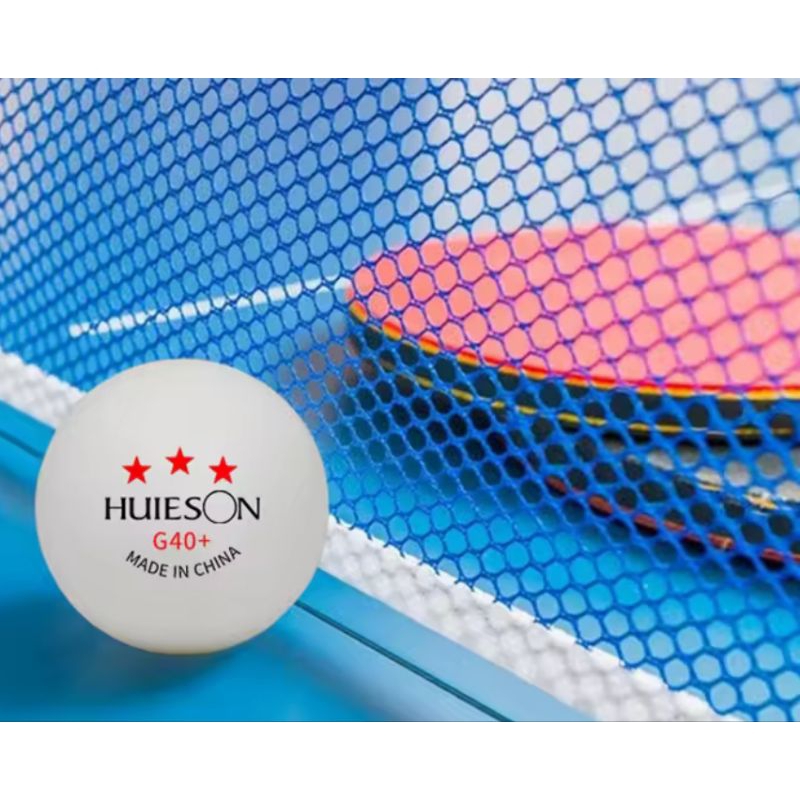 Promoção Kit com 10 Bolas de tênis de mesa profissional Huieson G40+ 3 estrelas