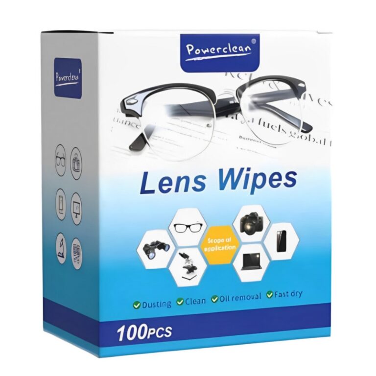 Lenços Umedecidos Para Limpeza De Lentes Flanela 