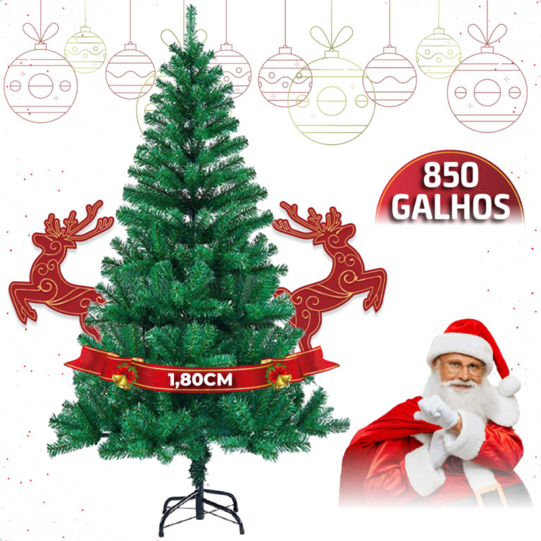 Árvore De Natal Pinheiro Canadense Luxo Base de F