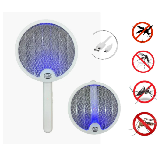 raquete de matar mosquito luz led Dobrável Mata P