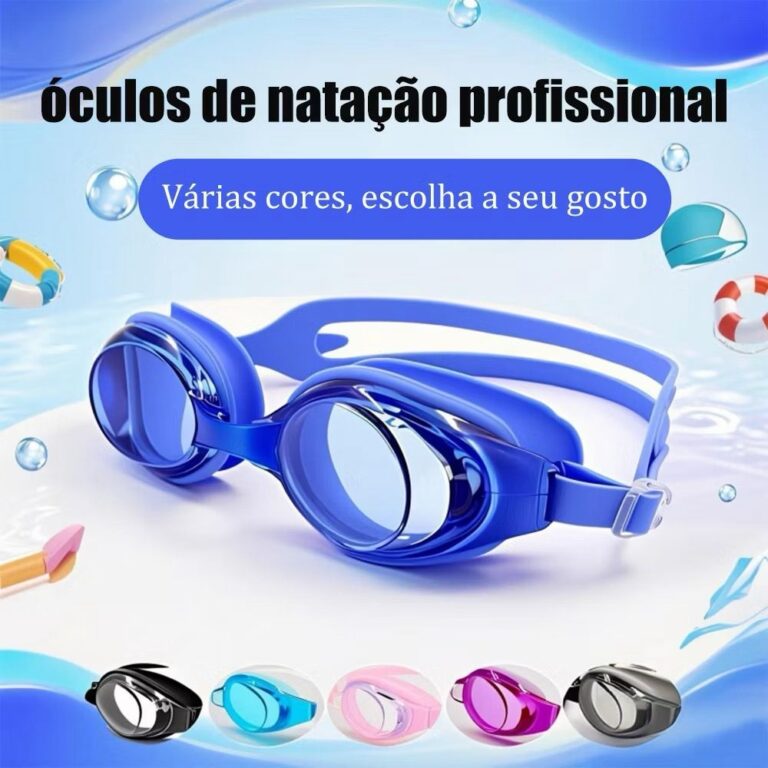 Óculos De Natação Profissional Anti Embaçament