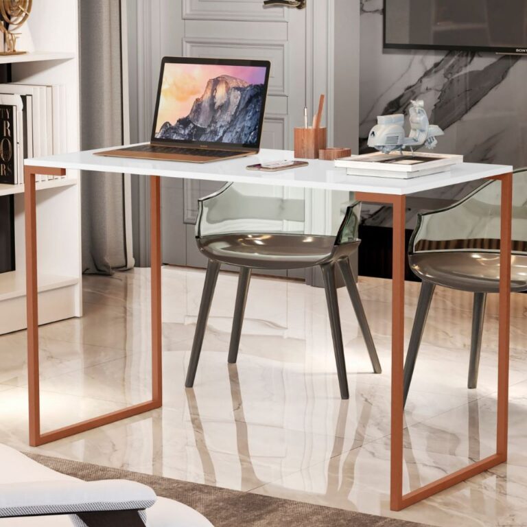 Escrivaninha Industrial 90cm Mesa de Computador Ta