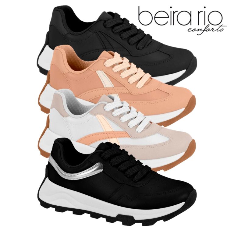 Tênis Feminino Beira Rio Jogging Casual Esportivo