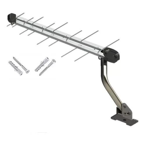 Antena Externa Digital 4k Uhf Hdtv 22 Elementos C/