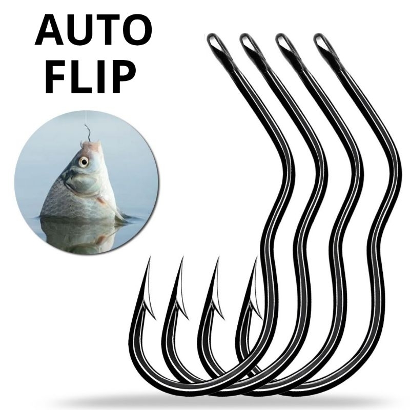 Anzol Auto Flip Fisgada Automático 20 unidades