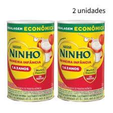 KIT C/2 NINHO FÓRMULA INFANTIL 1 A 3 ANOS 1,2KG N