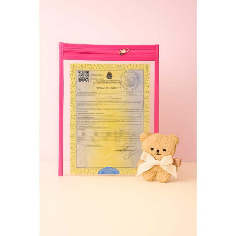 Porta Certidão de Nascimento Infantil e Adulto &#