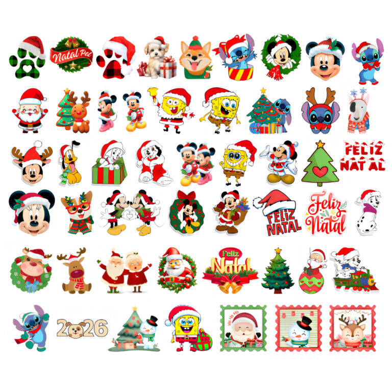 100 apliques natal em pares para laços e gravatas