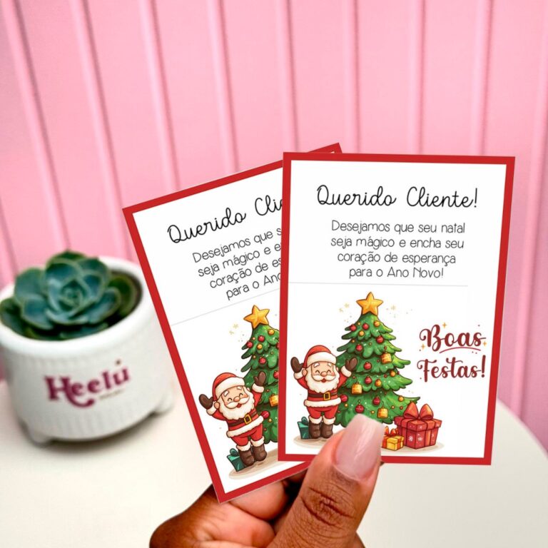 50/100 Folheto Natal  – Querido Cliente R