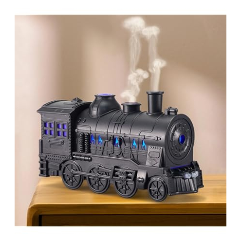 Difusores de Aroma de Trem Retro Remoto Umidificad