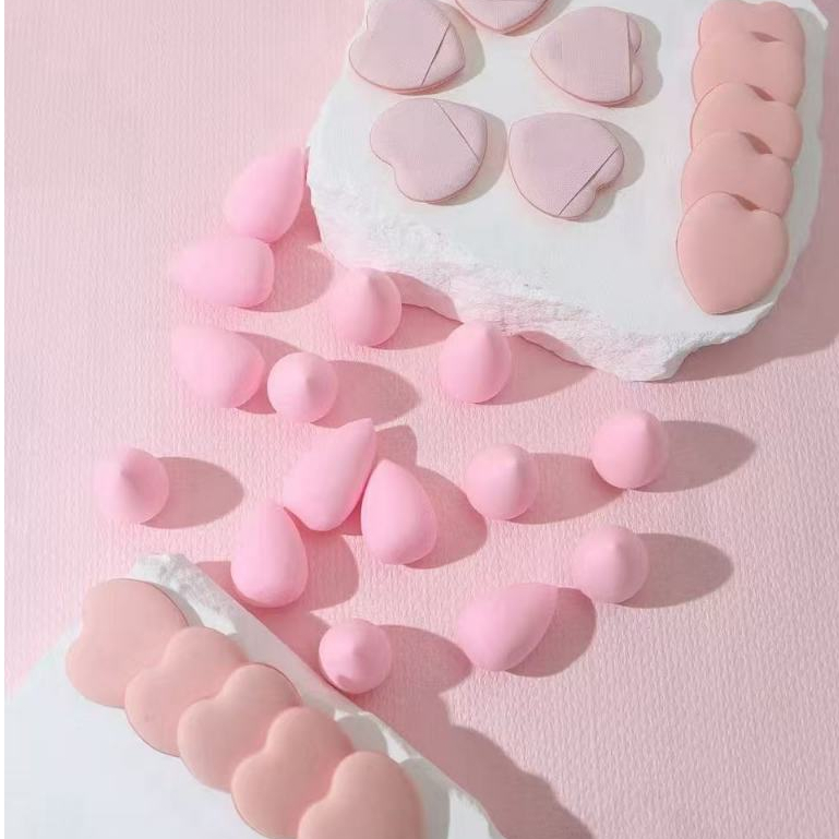 Kit 30 Mini Esponjas de Dedo Esponjas Gota e Blend