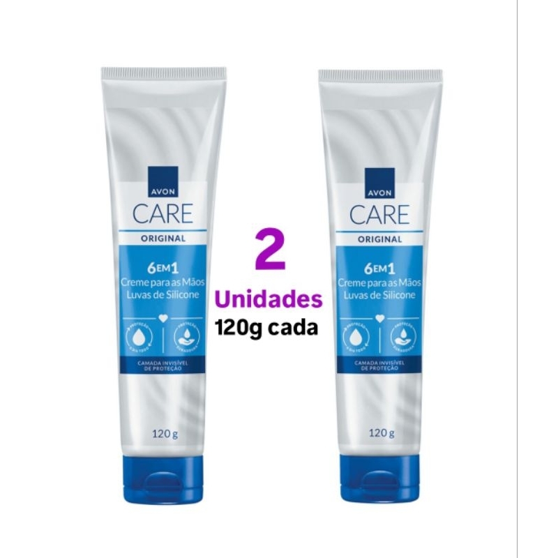 Kit Creme para as Mãos Luvas de silicone Avon 120g