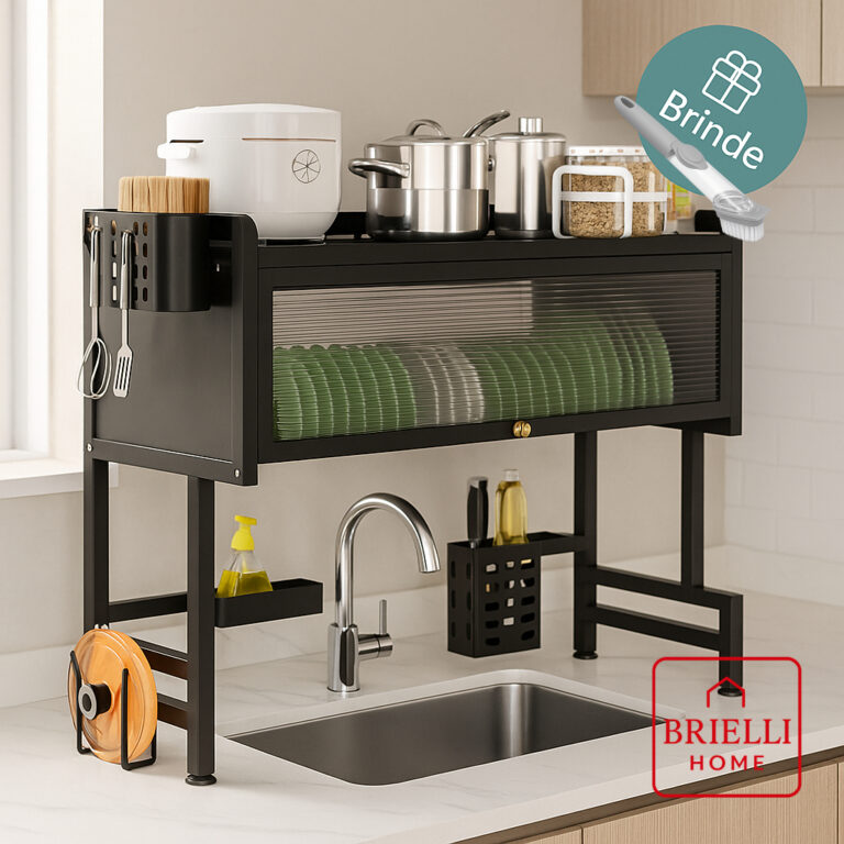 Escorredor Suspenso Prateleira para Pia de Cozinha