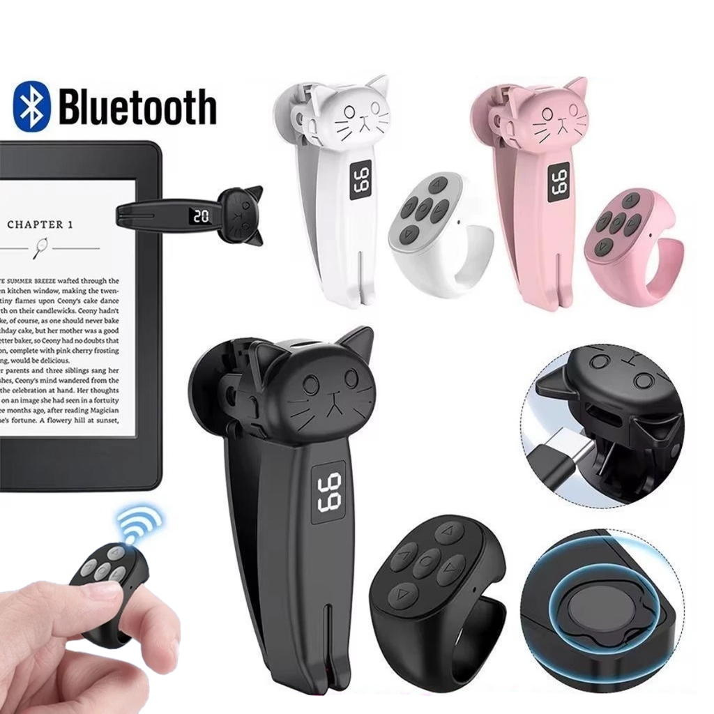 3 Em 1 Kindle Tela De Controle Remoto De Vídeo Curto Automático Como Clicker De Contagem Automática